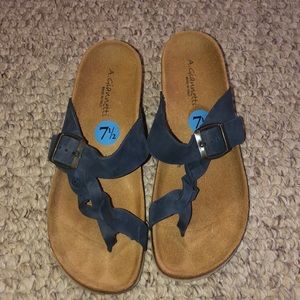 Navy blue Sandals